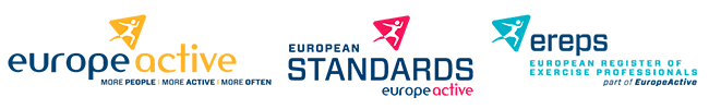 At Work Skolens uddannelse til Personlig Træner er akkrediteret og godkendt af Europe Active (EHFA) www.europeactive.eu og lever således op til Europæiske standarder for kvalitet, undervisning, fagligt indhold og eksamen for personlige trænere.